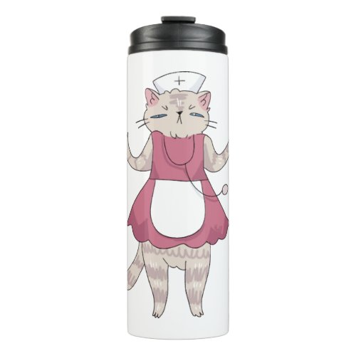 Feline Nurse Thermal Tumbler