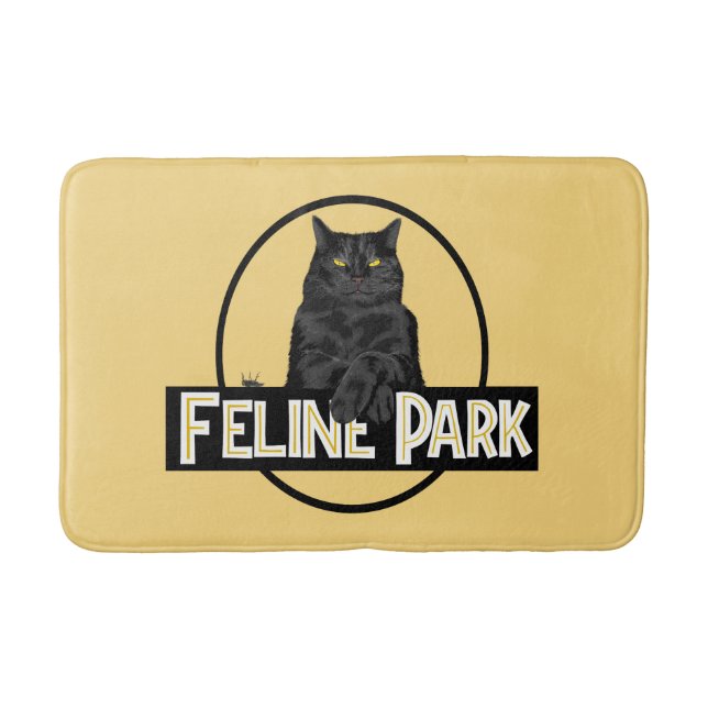 Feline Park Bath Mat (Front)