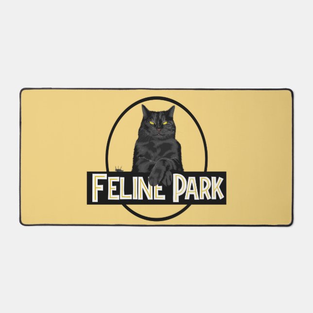 Feline Park Desk Mat (Front)