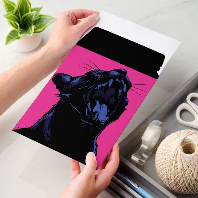 Feline Roar Envelope Mailer (Desk)