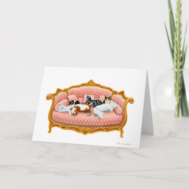 Feline Royalty Greeting Card (Front)