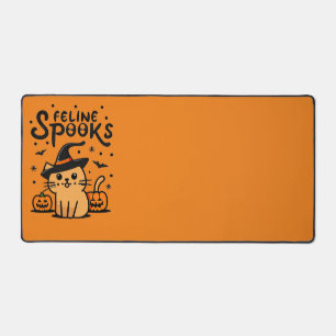 Feline Spooks Desk Mat