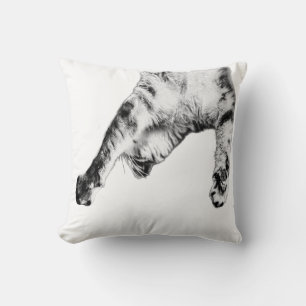 Feline Unwind Throw Pillow