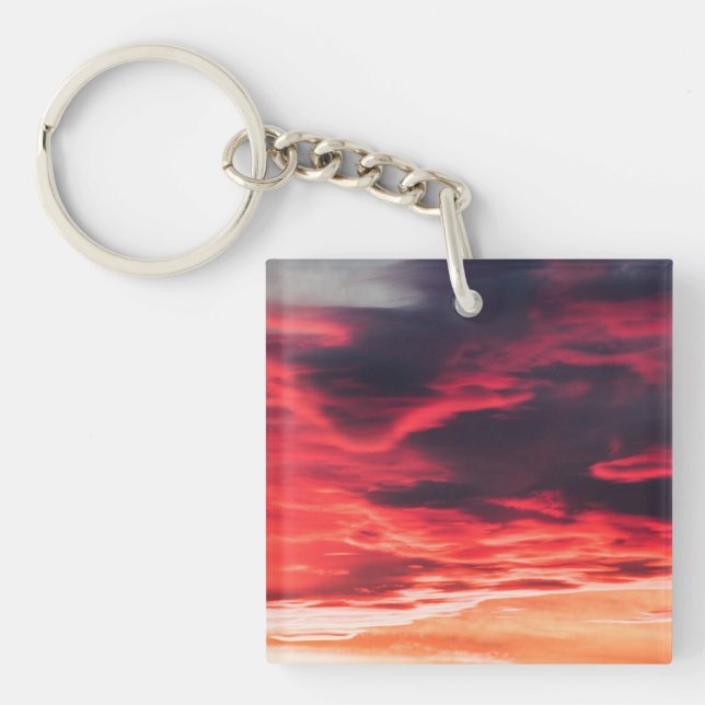 feline wave keychain (Front)