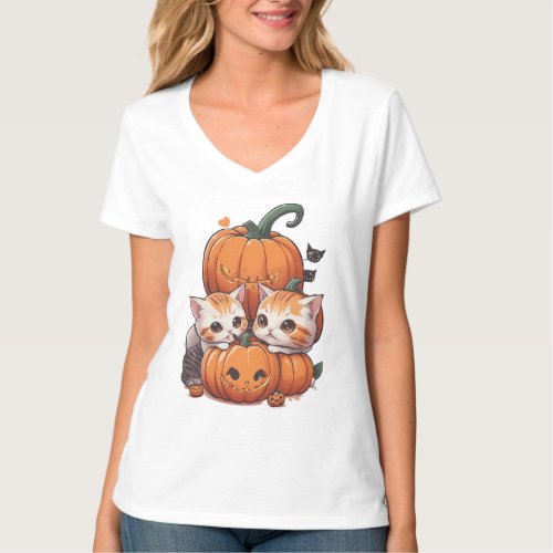 Feline Whimsy T_Shirt