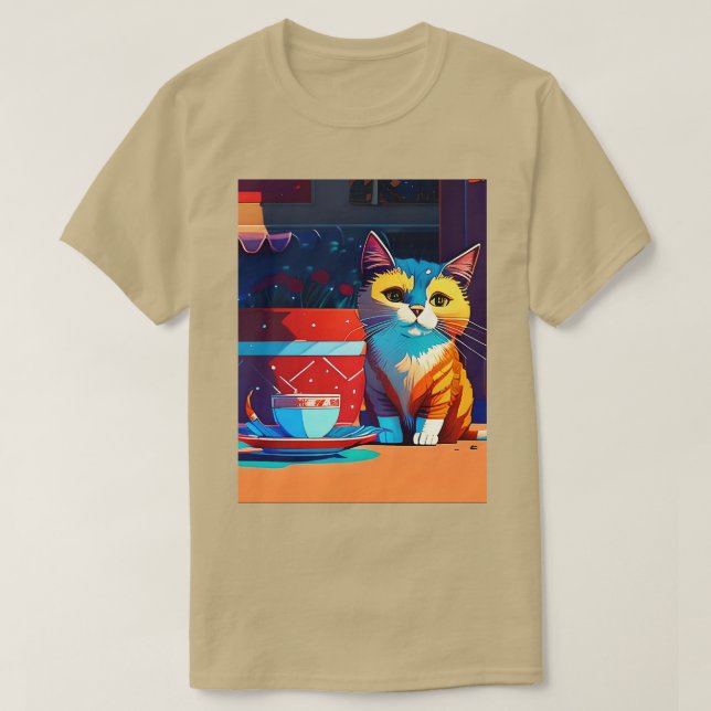 FelineFueled Art 14 T-Shirt (Design Front)