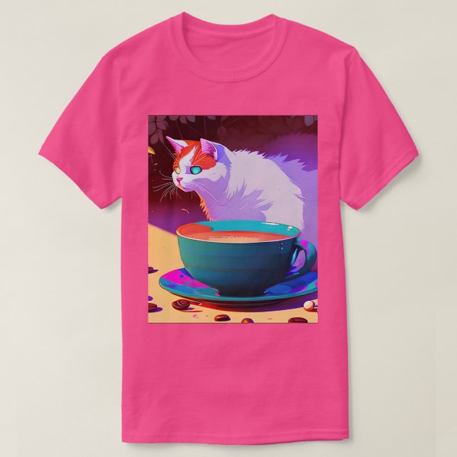 FelineFueled Art 21 T-Shirt (Design Front)