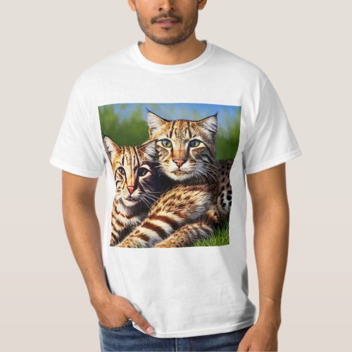 Felines in Nature T_Shirt