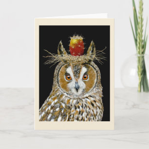 Felipe' the long-eared owl card