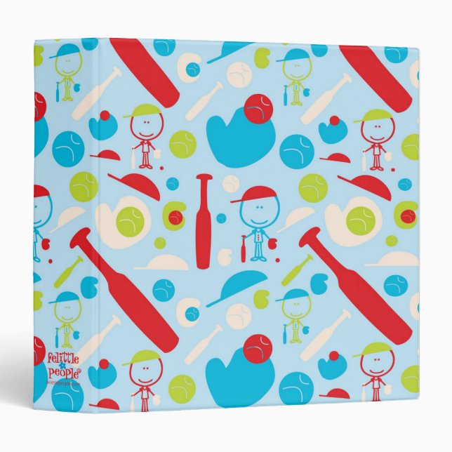 Felittle People Baseball Binder (Front/Spine)