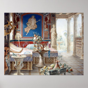 Félix Duban Architectural Fantasy Poster