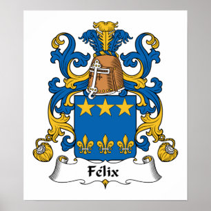 Felix Family Crest Poster