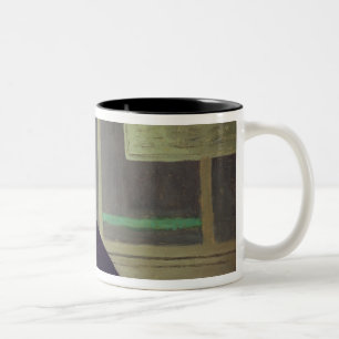 Felix Feneon  at 'La Revue Blanche', 1896 Two-Tone Coffee Mug
