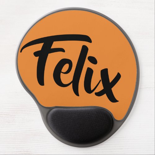 Felix from Orphan Black TV show calligraphy Gel Mouse Pad