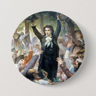 Felix-Joseph Barrias's Camille Desmoulins  Button