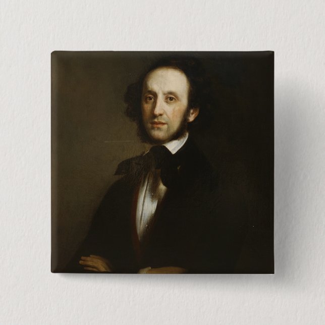 Felix Mendelssohn Pinback Button (Front)