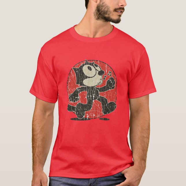 Felix The Cat Keep Walking T-Shirt (Front)