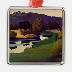 Felix Vallotton - Evening on the Loire Metal Ornament