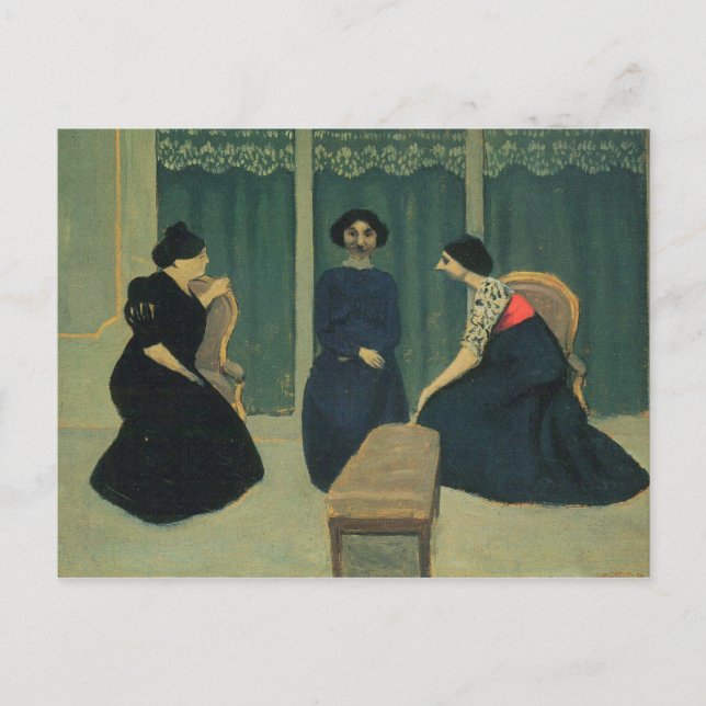 Felix Vallotton - Gossip Postcard (Front)