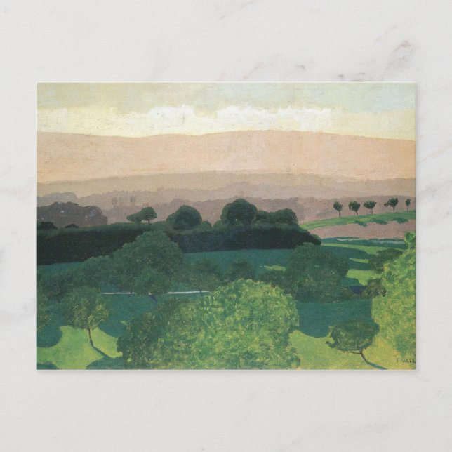 Felix Vallotton - Landscape in Romanel Postcard (Front)