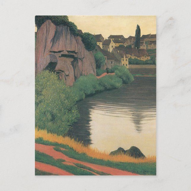 Felix Vallotton - Landscape Semur Postcard (Front)