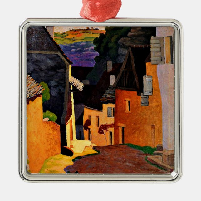 Felix Vallotton - Rocamadour Landscape Metal Ornament (Front)