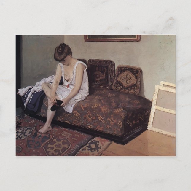 Felix Vallotton - The Black Stocking Postcard (Front)