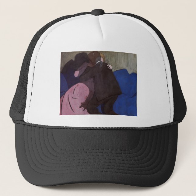 Felix Vallotton - The Kiss Trucker Hat (Front)