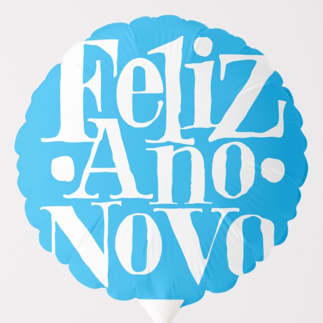 Feliz Ano Novo Balloon (Front)