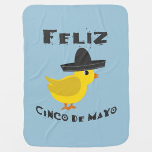 Feliz Cinco De Mayo Chick Swaddle Blanket