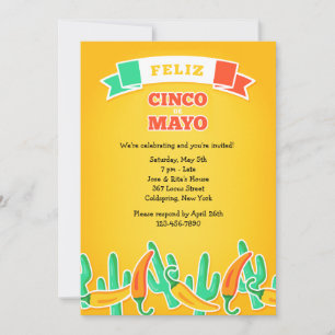 Feliz Cinco de Mayo Invitation