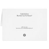 Feliz Compleaños! Hot air balloon card (Back Horizontal)