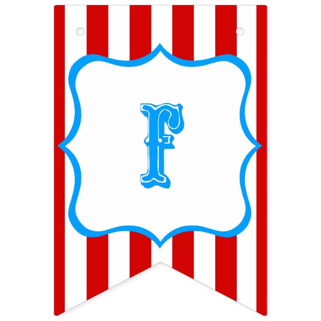 Feliz Cumpleaños bandera - Circo Bunting Flags (First Flag)