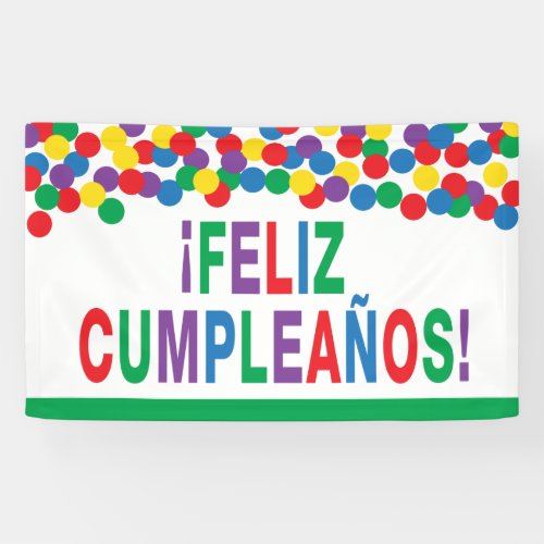 Feliz Cumpleaos Happy Birthday Banner