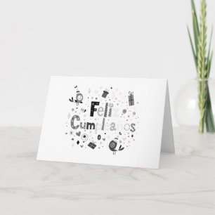 **FELIZ CUMPLEANOS**-HAPPY BIRTHDAY SPANISH CARD
