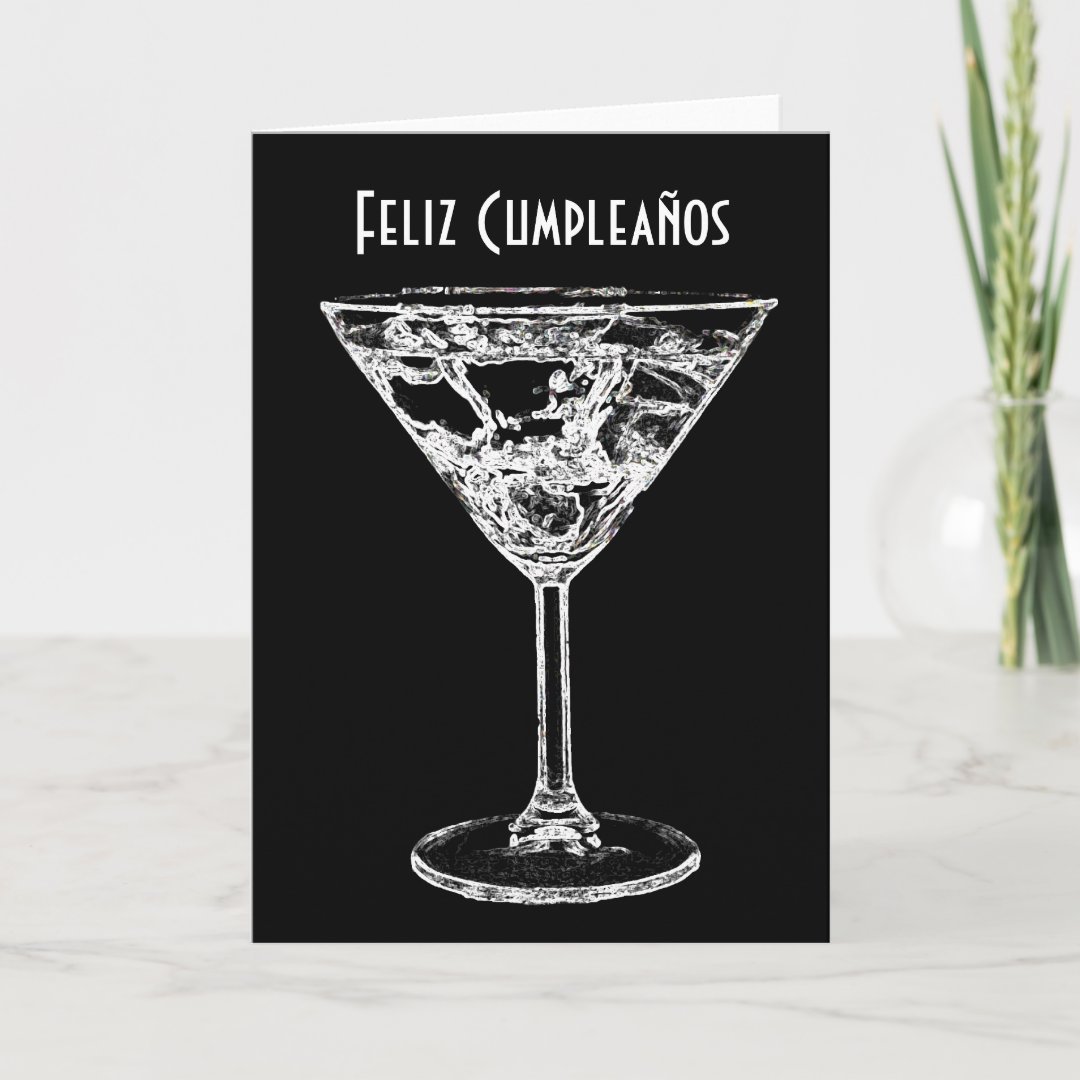 Feliz Cumpleaños / Happy Birthday Spanish Language Card | Zazzle