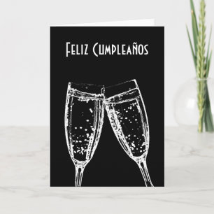 Feliz Cumpleaños / Happy Birthday Spanish Language Card