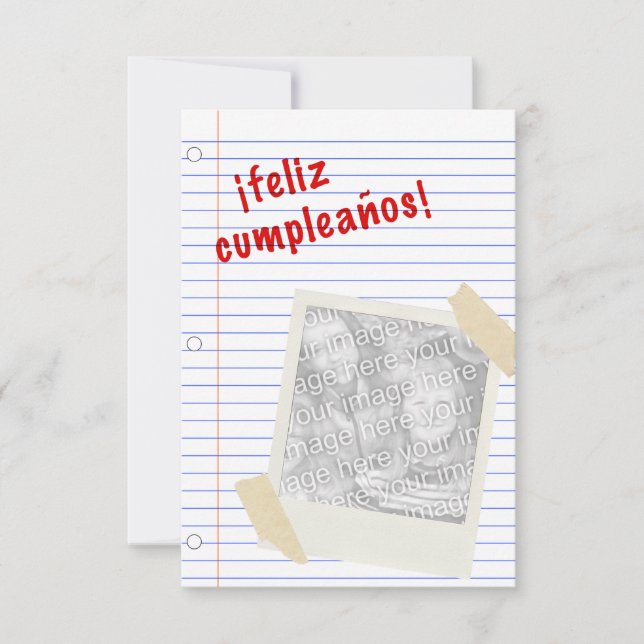 feliz cumpleanos invitation (Front)