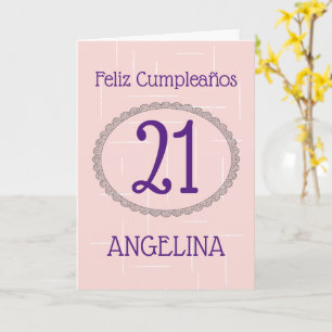 Feliz Cumpleaños Lovely Spanish Happy Birthday Card