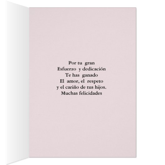 Feliz Cumpleaños Querida Madre (Inside (Right))