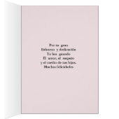 Feliz Cumpleaños  Querida Madre Cards (Inside (Right))