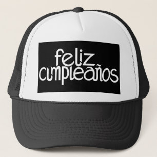 Feliz Cumpleaños white Hat
