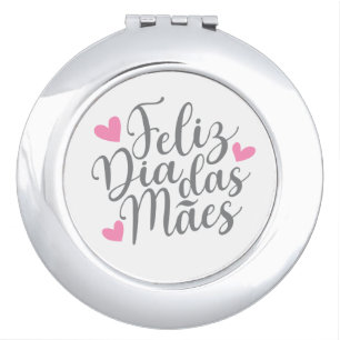 Feliz Dia Das Mães Happy Mother's Day Mirror