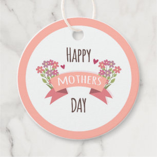 Feliz Día de la Madre Etiqueta de regalo - Diseño Favor Tags