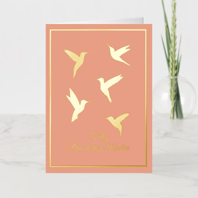 Feliz Dia De Las Madres Card (Front)