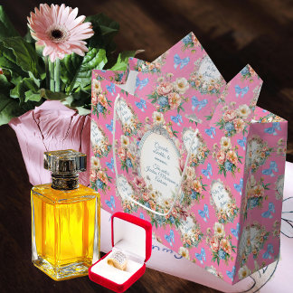 Feliz Dia De Las Madres in Pink Large Gift Bag