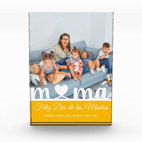 Feliz Dia de las Madres Mama Spanish  Photo Block