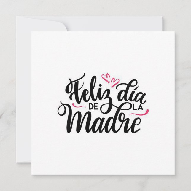 Feliz Dia De Le Madre Holiday Card (Front)