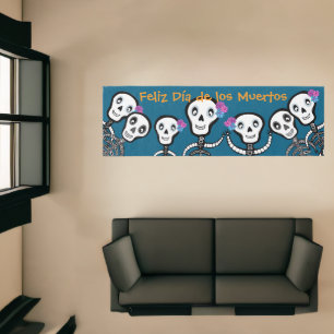 Feliz Día de los Muertos Rug