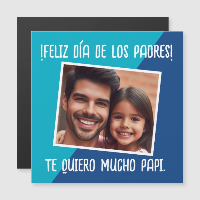 Feliz Día De Los Padres Con Foto Regalo (Front/Back)